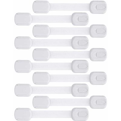 Set 10 Sisteme de siguranta multifunctionale reglabile 19 cm Bambinice BN045 BBJBN045_Alb