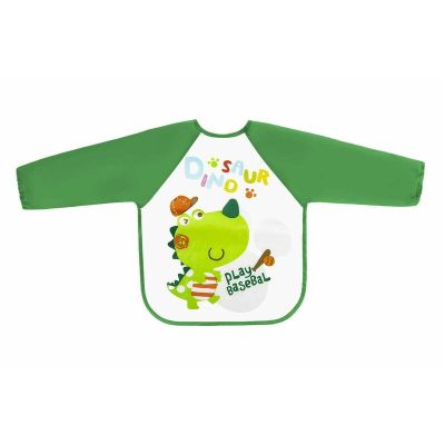 Bocioland - Baveta impermeabila, Cu maneci lungi, Dino BYNBOC0572
