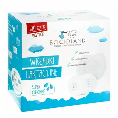 Bocioland - Tampoane pentru san, 100 bucati BYNBOC0156