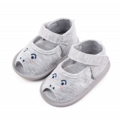 Sandalute gri pentru baietei - Animalut MBd2663-1-p23(c5)
