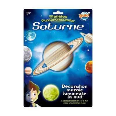 Decoratiuni de perete fosforescente - Planeta Saturn - BK3DF4