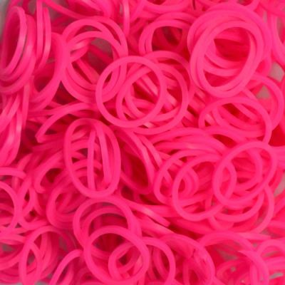 Elastice Rainbow Loom - Neon Roz - 300 buc. - RL851566005370