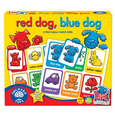 Joc educativ loto in limba engleza Catelusii RED DOG BLUE DOG - OR044