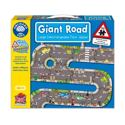 Puzzle gigant de podea traseu masini (20 piese) GIANT ROAD JIGSAW - OR286