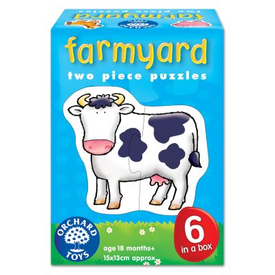 Set 6 puzzle Ferma (2 piese) FARMYARD - OR202