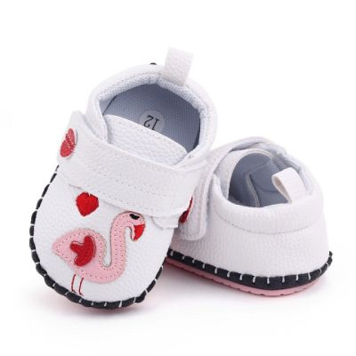 Pantofiori albi pentru fetite - Flamingo MDd2689-1-p26