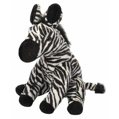 Pui de zebra - jucarie plus wild republic 30 cm wr19378