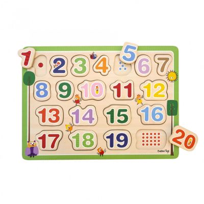 Puzzle din lemn - numar de la 1 - 20