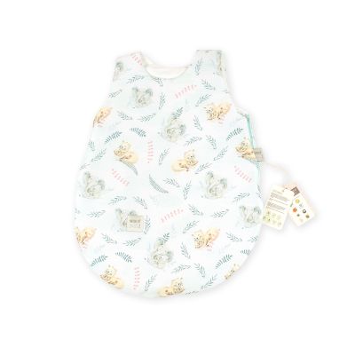 Sac De Dormit Nature Bamboo By Amy Din Bambus Cu Umplutura Antialergica Babysoft   + Cadou Rucsacel Safari, 0-3 Luni Pjb82545