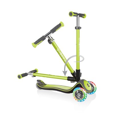 Trotineta pliabila globber elite deluxe lights verde funk444-406