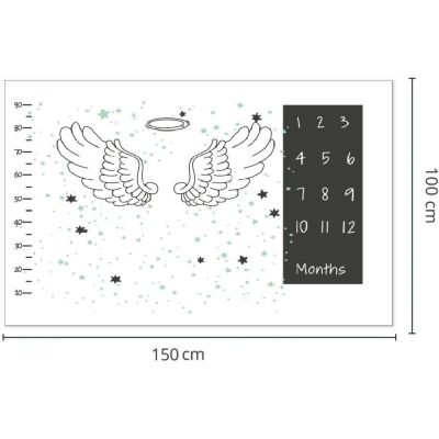 Noua Paturica plusata pentru fotografii 100x150 cm (Model: Ingeras) DLLd2r3l3