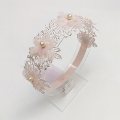Bentita roz din danteluta - Floricele MBFD-02171-2