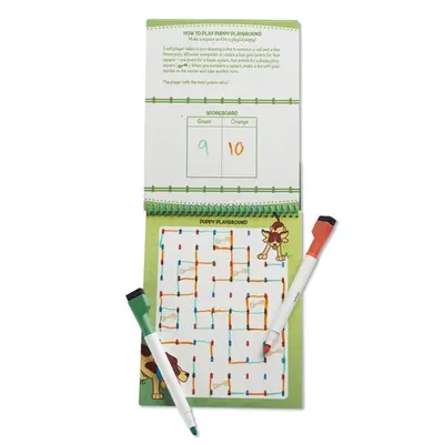 Carnet reutilizabil cu activitati si jocuri animale -melissa and doug - okemd30171