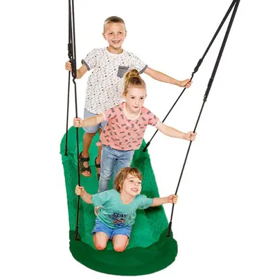 Leagan cuib oval grandoh verde pentru 3 copii kbt - okekbt197.001.004.001