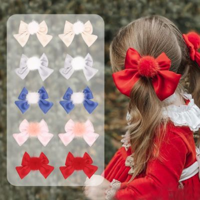 Set 2 clame pentru fetite - Fundita cu pufulet MD21003