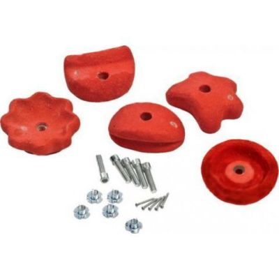 Set 5 pietre de catarat escalada mari, rosu, kbt - okekbt347.003.001.001