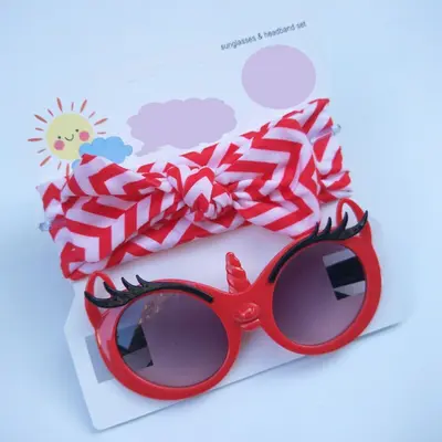 Set bentita si ochelari de soare - Daisy MDUV400-12