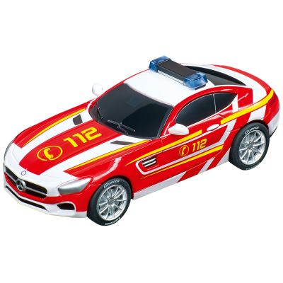 Carrera Masinuta politie Pull&Speed cu sunet si lumini,  Mercedes AMG GT Coupe "Feuerwehr" VRNCR15817055-15817325