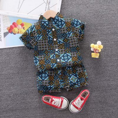 Costumas de vara pentru baietei - Arabic mosaic MBXGSUC780-R2