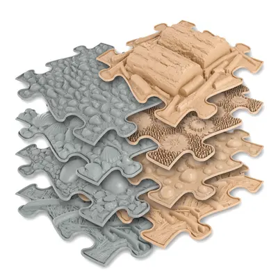 Covoras ortopedic senzorial puzzle set natura - okemfk-065