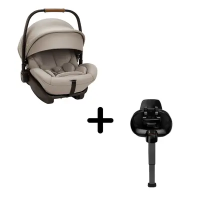 Nuna - set scoica auto i-size arra next hazelwood + baza isofix base next i-size pentru arra next bbbcs11300hazglset