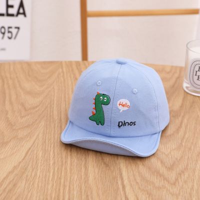 Sapca bleu cu cozoroc moale - hello dinos