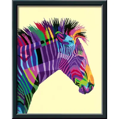 Pictura Pe Numere - Zebra ARTRVSPBN28994