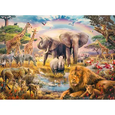 Puzzle Animale In Salbaticie, 100 Piese ARTRVSPC13284