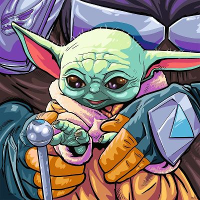 Puzzle Baby Yoda, 3X49 Piese ARTRVSPC05241