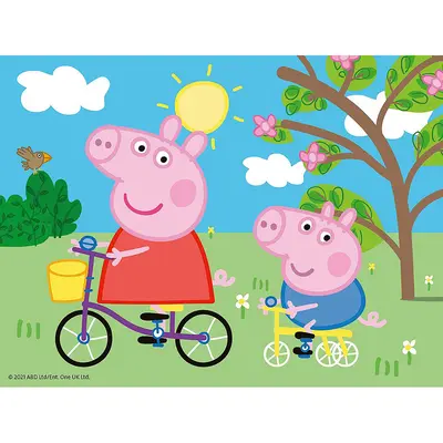 Puzzle In Cutie Peppa Pig, 12 Piese ARTRVSPC05576
