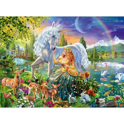Puzzle Printesa Si Unicorn, 200 Piese Starline ARTRVSPC13673