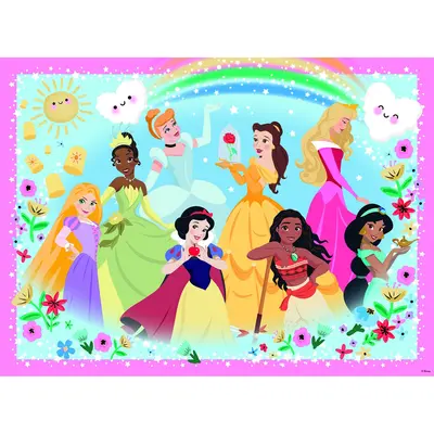Puzzle Printesele Disney, 100 Piese Glitter ARTRVSPC13326