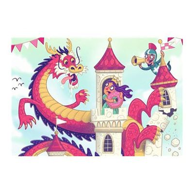Puzzle Si Joc Dragon, 2X24 Piese ARTRVSPC05595
