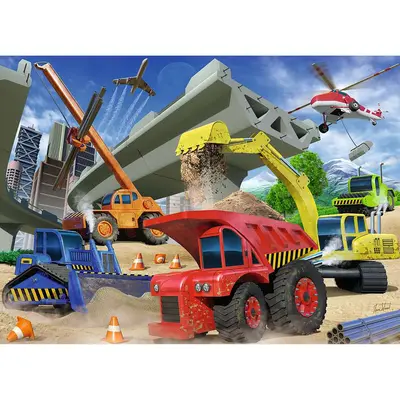Puzzle Vehicule De Constructii, 60 Piese ARTRVSPC05182