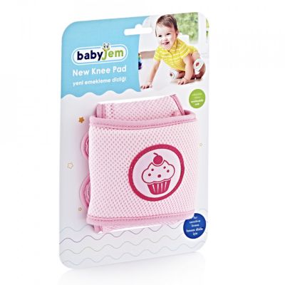 Genunchiere de protectie pentru bebelusi Cupcake (Culoare: Bleu) JEMbj_4982