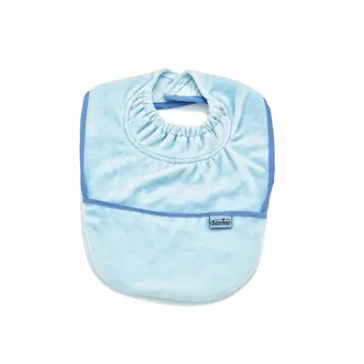 Baveta cu buzunar BabyJem Velvet (Culoare: Bleu) JEMbj_3752