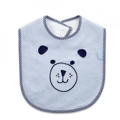Baveta din bumbac BabyJem Cute animals (Culoare: Bleu) JEMbj_6293