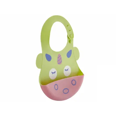 Baveta din silicon Soft Baby Bib (Culoare: Verde) JEMbj_6261
