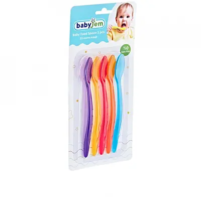 Set 5 lingurite multicolore BabyJem Rainbow JEMbj_566
