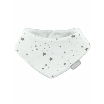 Baveta cu doua fete tip esarfa BabyJem Scarf (Culoare: Alb) JEMbj_5152