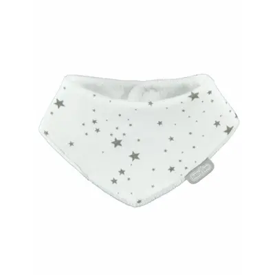 Baveta cu doua fete tip esarfa BabyJem Scarf (Culoare: Alb) JEMbj_5152