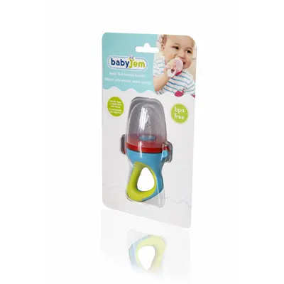 Dispozitiv de hranire din silicon Fruits and Vegetables (Culoare: Bleu) JEMbj_6003