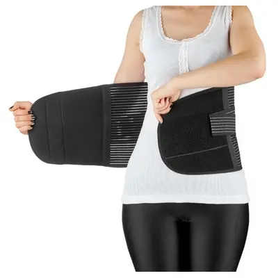 Centura abdominala post-natala reglabila BabyJem Postpartum (Culoare: Negru, Marime: S-M) JEMbj_5791