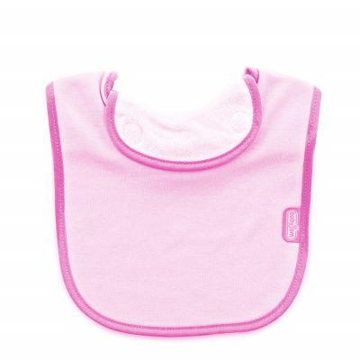 Baveta captusita din bumbac BabyJem (Culoare: Roz) JEMbj_2142