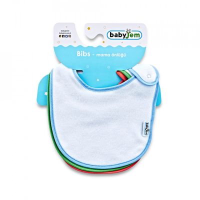 Set 3 bavete cu scai din bumbac (Pentru: Fete) JEMbj_3191