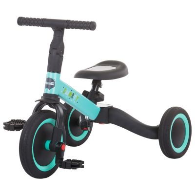 Tricicleta si bicicleta chipolino smarty 2 in 1 mint hubtrksm0205mt