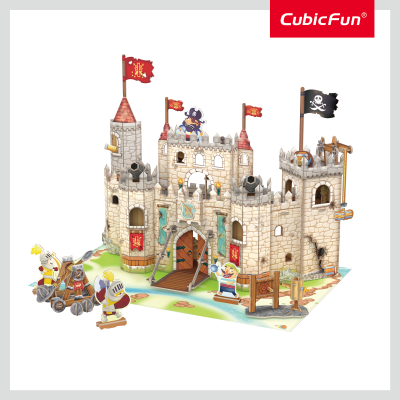 Cubic Fun - Puzzle 3D Castelul Piratilor 183 Piese ARTCUP833h