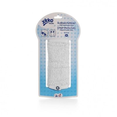 Protectie centura bumbac organic Alb (2buc) XKKO BBKXKK_ORGSP001