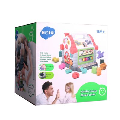 CASUTA EDUCATIVA A ANIMALUTELOR CU SUNETE SI LUMINI VIV739