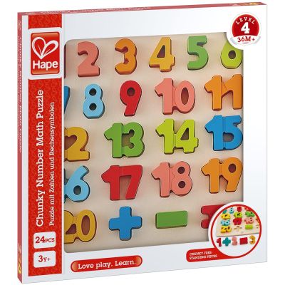 HAPE PUZZLE MATEMATICA CHUNKY VIVHapeE1550